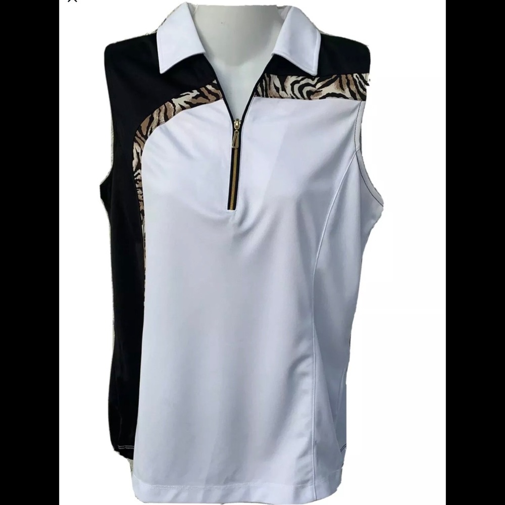 Ladies Monterey Club Dry Swing Golf Shirt Top  M